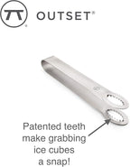 Outset Stainless Steel Ice Tongs, 8-Inch Length, Model: