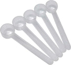 2 Teaspoon (2/3 Tablespoon | 10 mL) Long Handle Rounded Scoop for Measuring Coffee, Pet Food, Grains, Protein, Spices and Other Dry Goods (Pack of 5)