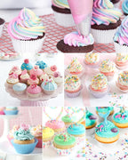 18/21/24 Inch Large Piping Bags Disposable, 100 Pieces Icing Bags, Tipless Piping Bags, Thickened Pastry Bags, Non-Slip & Anti-Burst, Frosting Piping Bags for Cakes Cookies Decoration