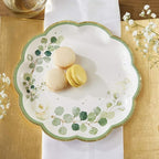 Kate Aspen Sage Green Party Decorations, Eucalyptus Floral Botanical Garden 62 Piece Plates and Napkins Party Supplies (16 Guests) Greenery Baby Shower Decorations & Bridal Shower Decor