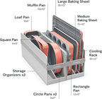 Caraway Nonstick Ceramic Bakeware Set (11 Pieces) - Baking Sheets, Assorted Baking Pans, Cooling Rack, & Storage - Aluminized Steel Body - Non Toxic, PTFE & PFOA Free - Perracotta