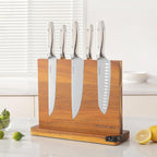 Magnetic Knife Block - Magnetic Knife Holder - Magnetic Knife Stand- Cutlery Display Stand and Storage Rack（sharpener)