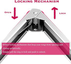 Premium Stainless Steel Food Tongs, 9-Inch & 12-Inch Wine Red Silicone BPA Free Non-Stick BBQ Cooking Grilling Locking Kitchen Tong