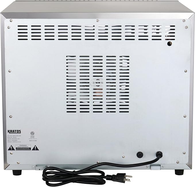 Kratos Commercial Oven, Half Size Electric Countertop Convection Oven, Holds Four Half Size Sheet Pans, 208/240V (29M-003)