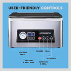 Avid Armor Chamber Vacuum Sealer Machine USV20 Ultra Series for Wet Foods, Meat Vacuum Packing Machine, Compact with 11.5-Inch Vaccum Sealer Bar