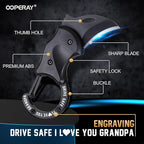 Gifts for Grandpa Fathers Day, Fathers Day Grandpa Gifts, EDC Box Cutter for Camping Hiking Fishing, Birthday Gift Ideas, EDC Tool Gift from Grandkids