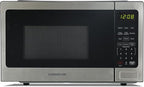 Farberware 0.9 Cu. Ft. Countertop Microwave Oven – 900 Watts Power, Auto Cook Settings, Defrost, Easy Clean and Child Safety Lock-Stainless, Stainless Steel