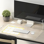 17 x 54 Inch Clear Table Cover Protector, Clear Table Protector, 1.5mm Plastic Table Cover, Vinyl Table Protector, Desk Mats on Top of Desks