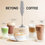 Zulay Kitchen Patented Tornado Triple Whisk Milk Frother with 4 Duracell Batteries – Handheld Foam Maker for Coffee, Lattes, Matcha & Hot Chocolate – Rich, Creamy Froth in Seconds