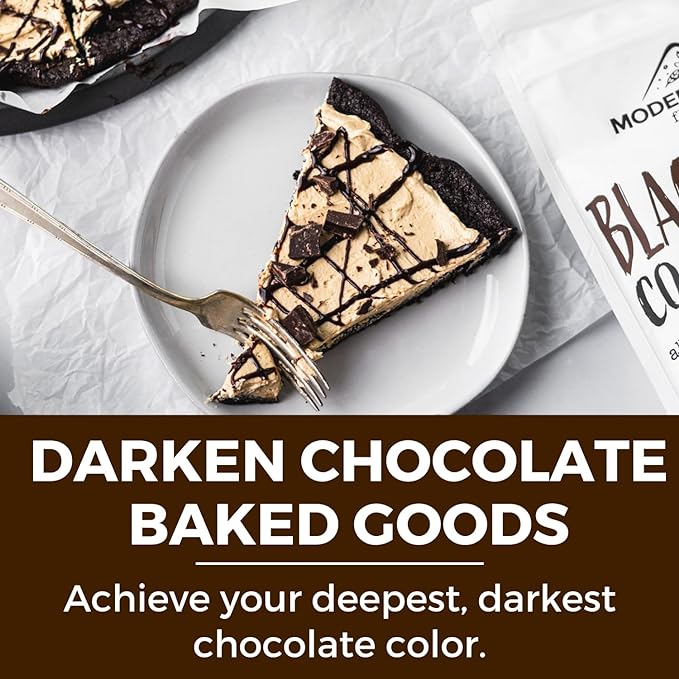 Black Cocoa Powder (5 lb) Bake the Darkest Chocolate Baked Goods, Achieve Rich Chocolate Flavor, Natural Substitute for Black Food Coloring, Dutch-Processed Cocoa Powder, Unsweetened, Extra Dark, Fair Trade Certified