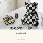 MACKENZIE-CHILDS Courtly Bear Cookie Jar, Cute Cookie Jar for Kitchen or Dining Room