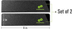 EVERPRIDE 8 Inch Chef Knife Sheath Set (2-Piece Set) Universal Blade Edge Cover Guards for Chef and Kitchen Knives – Durable, BPA-Free, Felt Lined, Sturdy ABS Plastic – Knives Not Included