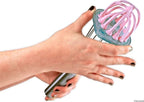 Whisk Wiper® - Wipe a Whisk Easily - Multipurpose Kitchen Tool, Made In USA - Includes 11" Stainless-Steel Whisk - Cool Baking Gadget, A Great Gift For Men and Women (Color: Aquamarine)