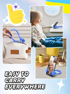 Stocking Stuffers for Teens Boys Girls Cell Phone Stand: Upgrade Adjustable Thumbs Up Lazy Phone Holder for Desk Fun Birthday Gifts for Grandma Adults Husband from Wife (Sky Blue, 1)