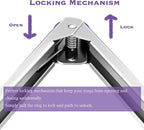 Set of 2 Kitchen Tongs 9-Inch & 12-Inch, Premium Stainless Steel BPA Free Silicone Non-Stick Grilling Barbeque Cooking Locking Food Tongs, Purple