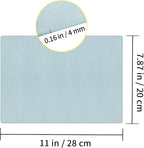 2 Pcs sublimation cutting board blanks，11 x 7.87 Inch sublimation cutting boards，Textured Sublimation Anti Slip Cutting Board Heat Scratch Resistant Blank Cutting Board