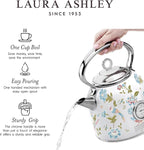 VQ - Laura Ashley 1.7L Dome Kettle - Elveden White