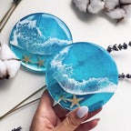 6 PCS Thickened round Coaster Resin Molds, Coaster Silicone Molds for Epoxy Resin, Coaster Molds for Resin Casting, Epoxy Resin Molds for DIY resin coasters Bowl mats, candle holders, Home Decoration.