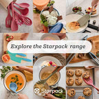 Starpack 'Flex & Flip' Flexible Silicone Turner Spatula (Wide) - High Heat Resistant Spatulas for Cooking Egg 600°F - Silicone Pancake Turner Spatula, LFGB Grade Non Stick Rubber Kitchen Utensils