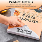 Parchment Sheet 300Pcs,Parchment Paper Sheets 9x13In Non-Stick Baking Paper,Precut Parchment Paper for Baking, Cooking, Grilling, Frying and Steaming, Fit for Quarter Sheet Pans