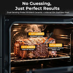 BlueSwan Wireless Smart Digital Bluetooth Meat Thermometer 820 ft Range with 2 Color Probes for Cooking, Grill, Smoker, Oven, 48Hr Battery, Magnetic Design for BBQ Accessories Stocking Stuffers
