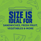 Ziploc XL Sandwich and Snack Bags with EasyGuide Texture, Plastic Storage Bags with Grip 'n Seal Technology, 30 Bags Total