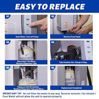 Upgrade 80 Canister Substitute for Aprilaire 80 Replacement Canister, 80 Steam Canister for Aprilaire 800 Replacement Canister OEM, Canister Part No. 80 for Aprilaire 800 801 865 866 Humidifier 1 Pack