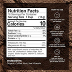VitaCup Mineral Coffee Pods with Trace Minerals, Hydrate, Replenish & Restore, Sea Minerals, Electrolytes, Organic Coffee, Medium Dark Roast, Single Serve Pod Compatible with Keurig K-Cup Brewers,32Ct