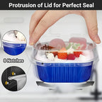 EUSOAR Creme Brulee Ramekins Disposable, 50pcs 10oz Cupcake Liners Foil Baking Cups with Lids, Aluminum Muffin Cups Square Dessert Wrappers Mini Cake Loaf Bread Pans for Wedding Birthday Party