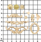 Art Mold for Polyclay Air Dry Clay Plaster, Wreath and Frame
