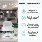 6 Pack Breville Compatible Charcoal Filters with 52 Cleaning Tablets, 1 Year Breville Compatible Maintenance Kit, Espresso Machine Clean Kit for Breville Barista Pro, Breville Infuser and more