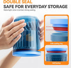 THKAILAR 6-Pack Airtight Food Storage Containers, Coffee-Tinted UV Blocking (10oz/17oz/24oz) for Kitchen Pantry Organization, Leakproof BPA-Free Snap-Lock Lids for Dry Food,Flour,Nuts,Grains,Coffee