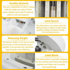 TECHTONGDA Commercial Dough Divider Rounder Machine Manual 30PCS Dough Cutter Hand Press Bread Bakery Dough Dividing Machine