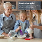 Dishwasher Safe Purple Silicone Whisk, Sealed Waterproof Design Set of 3, Professional Kitchen Whisks for Cooking Non-Scratch, Silicone & Stainless Steel Whisk, Heat Resistant Balloon Egg Beater
