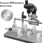 Smasener Wine Bottle Cutter,Glass Bottle Cutter Set, Wine Bottle Cutter Tools, Curved Glass Cutting Tool for Round and Square Bottles, [Stainless Steel 410]Bottle DIY Craft Kit