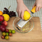 Pro Zester Grater, Lemon Zester, Parmesan, Ginger, Garlic, Chocolate, With Razor-Sharp Stainless Steel Blade, Protective Cover and Cleaning brush, Dishwasher Safe, by NSpring