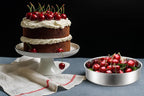 Leonyo 6 Inch Round Cake Pans, 2 Pack Stainless Steel Smash 6Inch Round Cake Pan Tins Set for Baking, Metal Circle Layer Tin for Birthday Wedding Party, Dishwasher Oven Safe