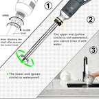 VONCI 500W Commercial Immersion Blender Handheld, 20" 304 Removable Shaft, Heavy Duty Stick Blender with Variable Speed 6000-20000RPM, Long Hand Mixer for Professional Kitchen Use.
