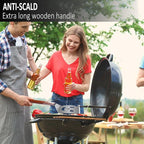Heavy Duty BBQ Grill Tongs and Spatula for Outdoor Grill, 17” Long 5-in-1 Grill Spatula Comes with an 16” Long Locking Kitch Tongs, Best BBQ Gifts for Barbecue Grilling Master