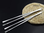 JETKONG 2 Pieces Long Food Tweezers Kitchen Tweezer Tong Chopsticks Tongs Stainless Steel Kitchen Cooking Forceps
