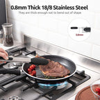 Heat Resistant Silicone Kitchen Tong: U-Taste 12 inch Large 480ºF Hot Proof Cooking Tong with Sturdy Non Stick Rubber Tips & Silicon Coated Steel Handle & Smooth Locking for Serving Grill Salad(Black)