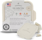 Moss and Fawn Ice Cube Tray - Forage Feeder Freezer & Teething Popsicle Mold for Breast Milk, Formula, Bone Broth, Purees, & Baby Food - BPA, Lead, & PVC-Free - Ecru