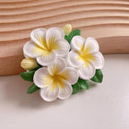 2Pcs Frangipani Flower Candle Wax molds Silicone Shapes for Wax Candles Making Valentine Flower Silicone Large Candle Wax Making molds for Candles moldes de silicona Flores para velas