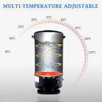 Commercial Electric Kettle Warmer Stainless Steel Hot Water Dispenser Hot Water Boiler And Warmer with Faucet Quick-Temp or Boil for Tea Coffee 1500W 8.8 Liter Capacity