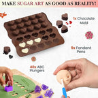 700PCs Cake Decorating Kit with Baking Supplies - Cake Turntable for Decorating with Baking Pans, Leveler, 24 Numbered Piping Tips, 2 Spatulas, Fondant Tools, Video Course, Pattern Chart & More