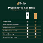 TheOne Kafé Guatemala Medium Roast Whole Bean Coffee – Organic, Single Origin, Premium Specialty Coffee, Ethically Sourced, Smooth & Rich Flavor – Fresh Roasted for Espresso, Drip, Pour Over – 5 lbs