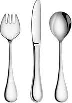 Artaste 56532 Rain 18/10 Stainless Steel 12-Piece Kids Flatware Set, Service for 4