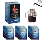 Pour Over Vietnamese Coffee – Saigondan Mindful | Dark Roast | Robusta & Arabica Blend | Instant Specialty Coffee | Small Batch Roasted | Direct Trade | 18 Sachets