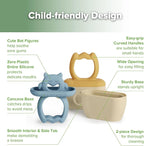 Haakaa Chilly Monster Breastmilk Popsicle Molds, Silicone Popsicle Molds for Baby Teething Relief, BPA Free Frozen Breast Milk Teether Popsicle Maker & Ice Pop Molds for Infant 6m+(Sky Blue + Mustard)