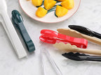New Star Foodservice 35544 Utility Tong, High Heat Plastic, Scalloped, 12 inch, Set of 12, Red